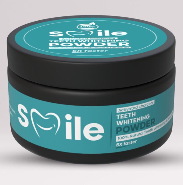 SMILE TEETH WHITENING POWDER (100% Natural)